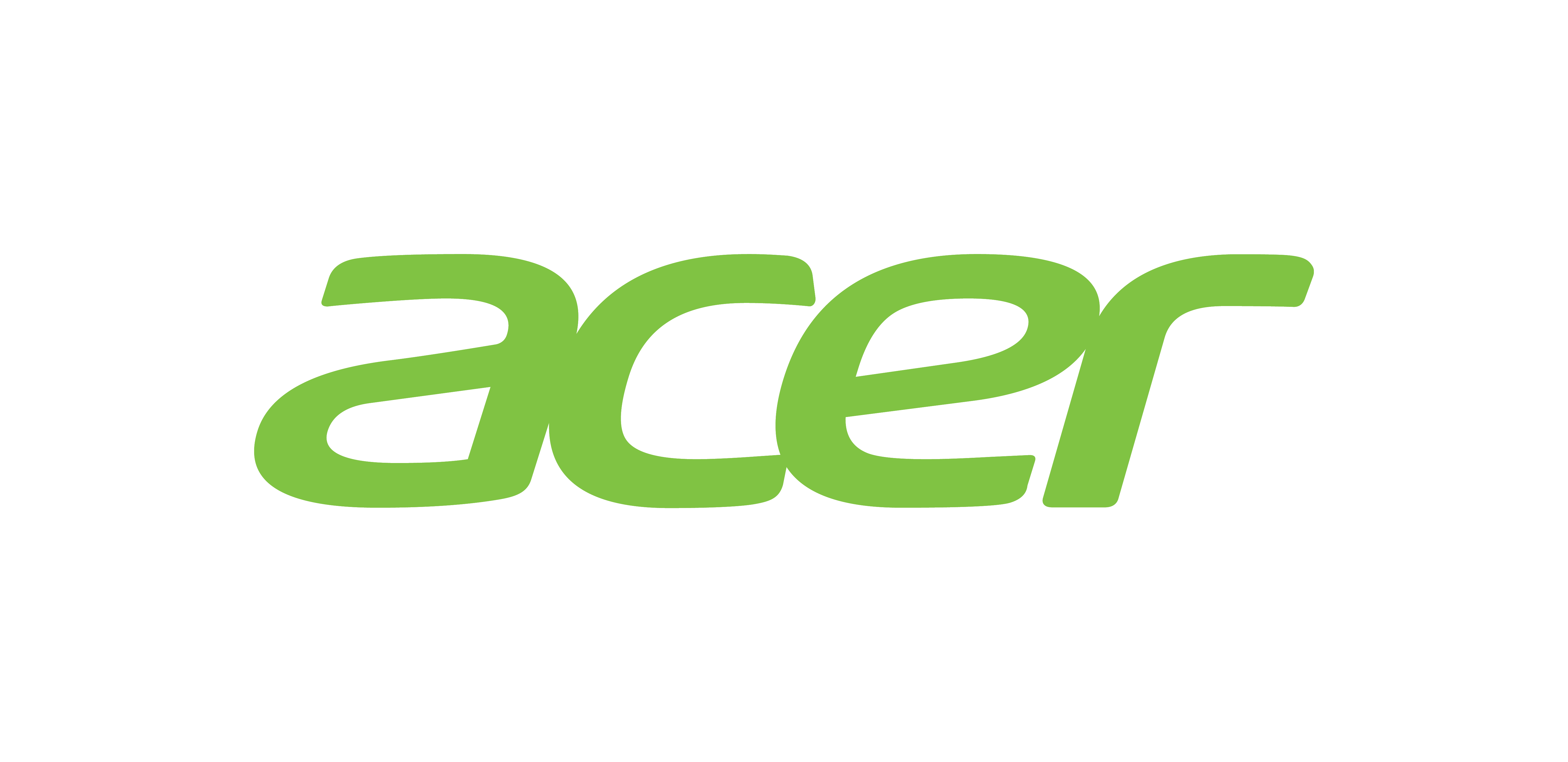Acer logo digital green